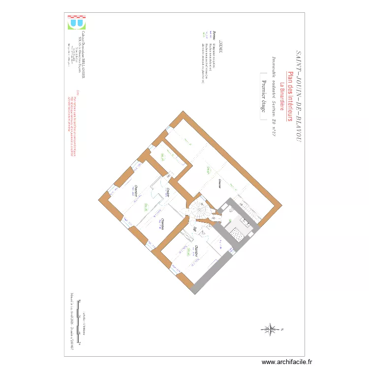 PLAN GEO - LA BINARDIERE. Plan de PLAN GEO - LA BINARDIERE. Plan de