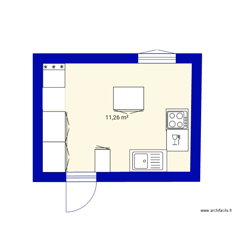 Cuisine2. Plan de 0 pièce et 0 m2