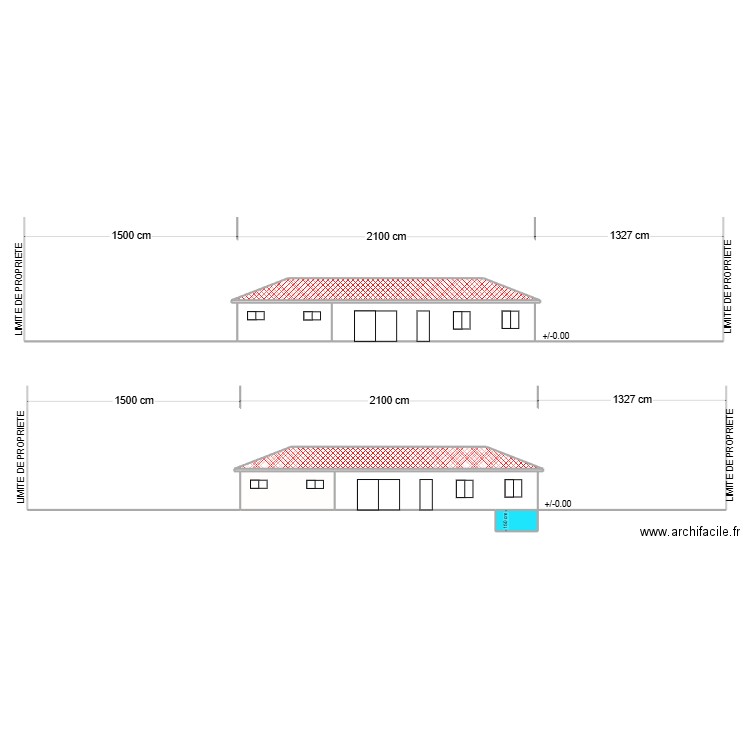 PP2. Plan de 7 pièces et 173 m2