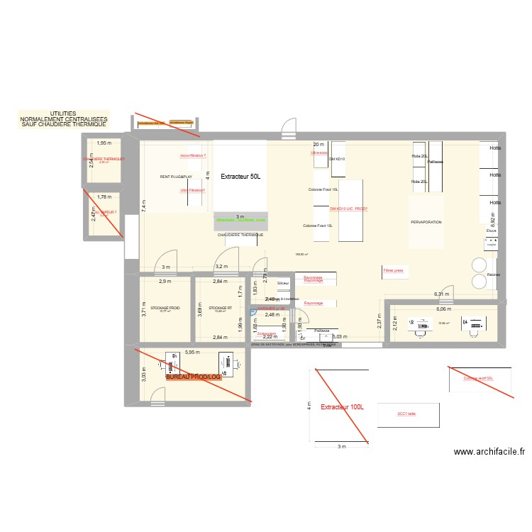 hall pilote ROSE DE MAI D. Plan de 7 pièces et 247 m2