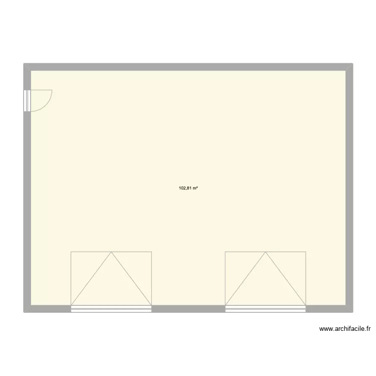 garage. Plan de 