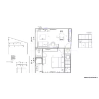 Remise: chambre + coin salon - cuisine projet 2