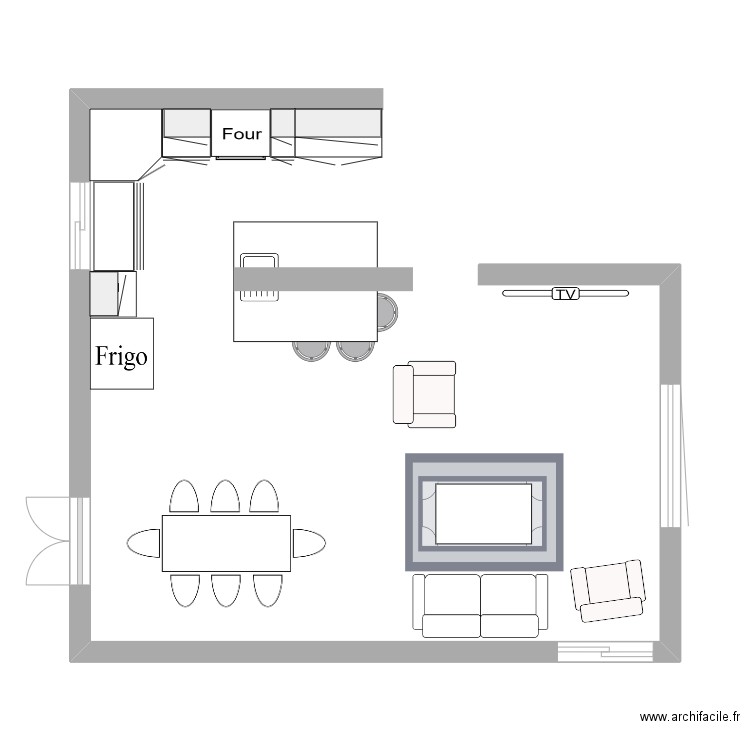 cuisine. Plan de 0 pièce et 0 m2