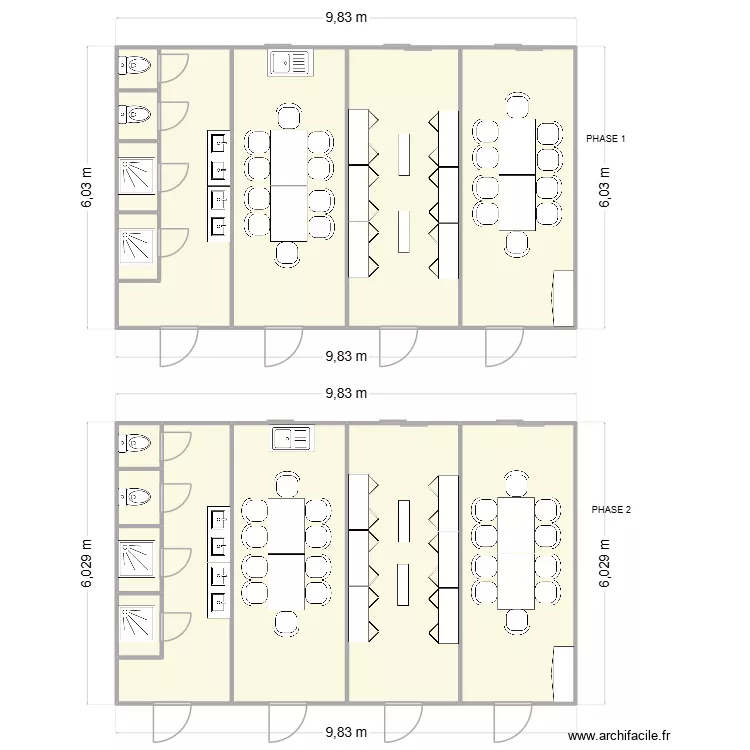CARNEIRO CHANTIER ST QUENTIN FALLAVIER. Plan de 
