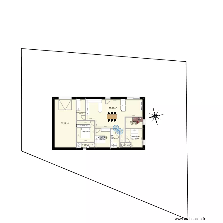 Maison KA St Cyr 3. Plan de 10  et 147 m²