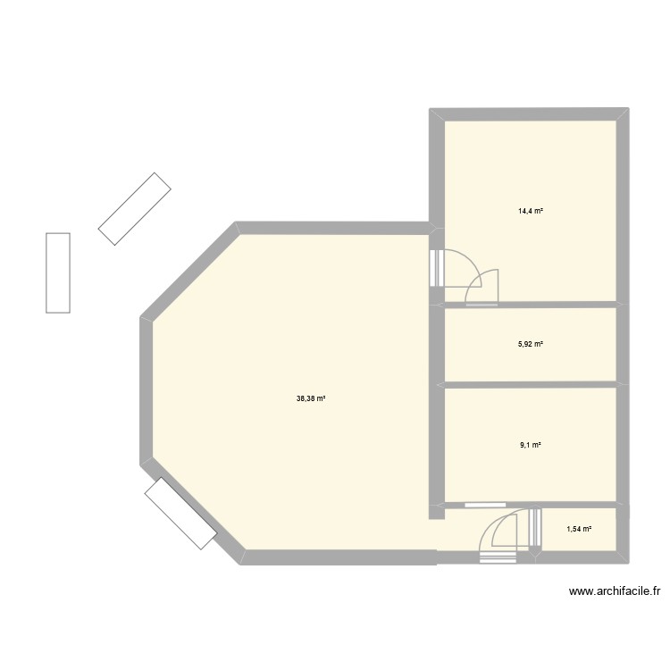 rrrrr. Plan de 0 pièce et 0 m2