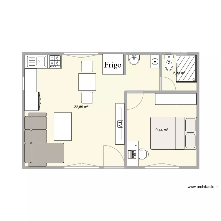 plan_kongola_2. Plan de 3 Pièces et 35 m² plan_kongola_2. Plan de 3 Pièces et 35 m²