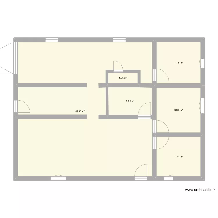 Maison 2. Plan de 