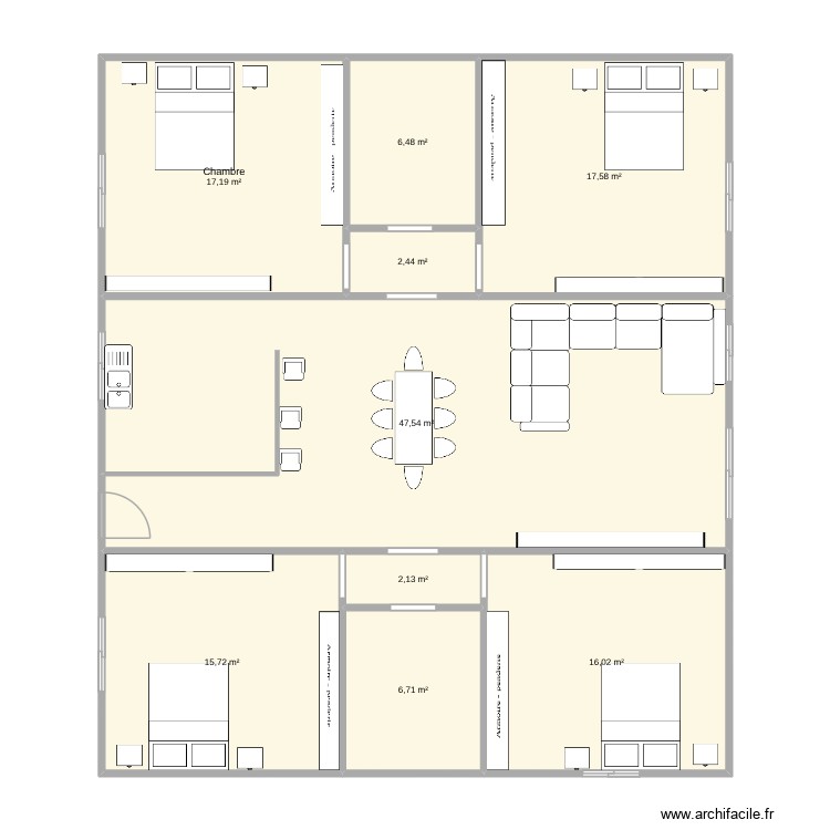 maison. Plan de 0 pièce et 0 m2 maison. Plan de 0 pièce et 0 m2