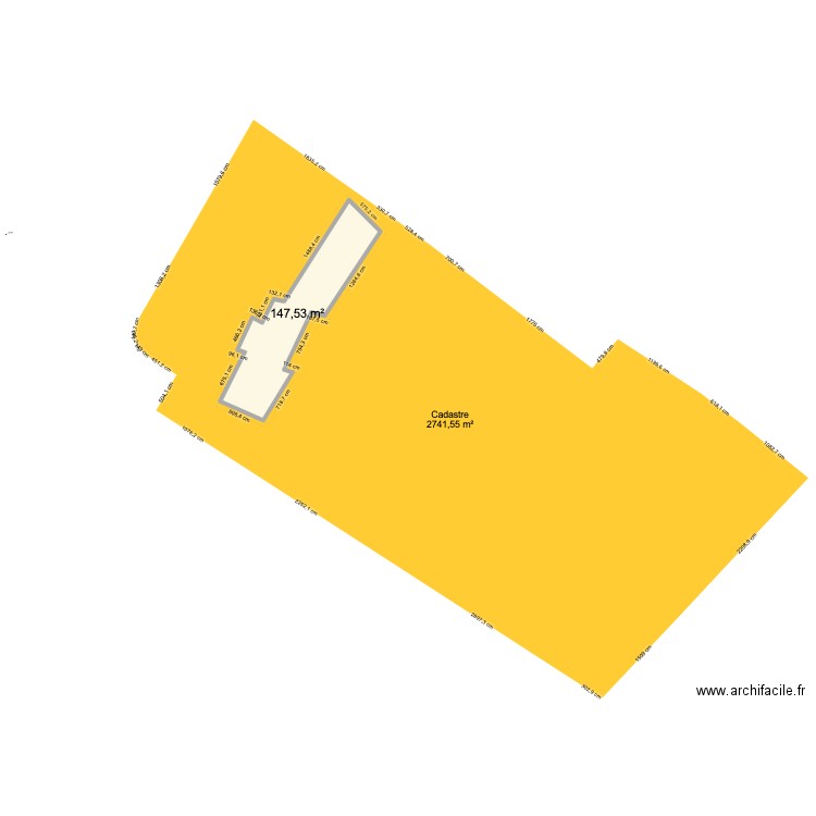 plan de masse. Plan de 0 pièce et 0 m2