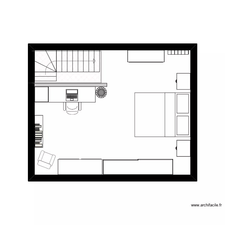 Etage. Plan de 2 et 20 m² Etage. Plan de 2 et 20 m²