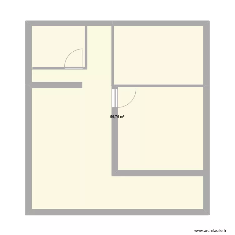 maison saint valérien. Plan de 1 pièce et 57 m² maison saint valérien. Plan de 1 pièce et 57 m²