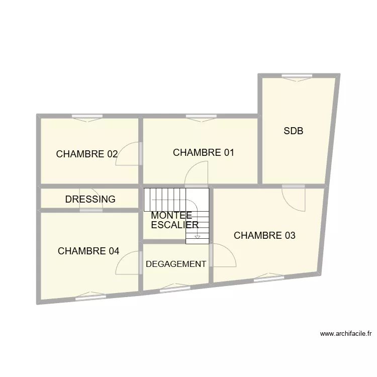 ETAGE VAUVERT AM. Plan de ETAGE VAUVERT AM. Plan de