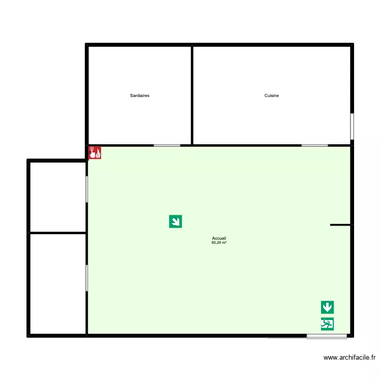 Plan d'évacuation SHIVA R. Carillons. Plan de 5 Pièces et 103 m² Plan d'évacuation SHIVA R. Carillons. Plan de 5 Pièces et 103 m²