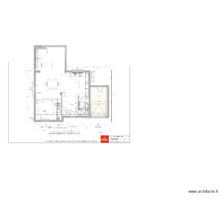 Plan Bien-Aimé 2. Plan de 2 pièces et 101 m2