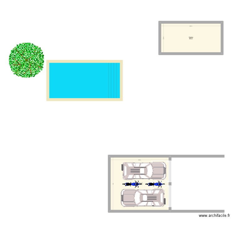 MAISON ROBION. Plan de 8 pièces et 167 m2
