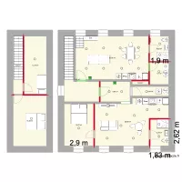 Apt 1 &eacute;tage Hugues v3