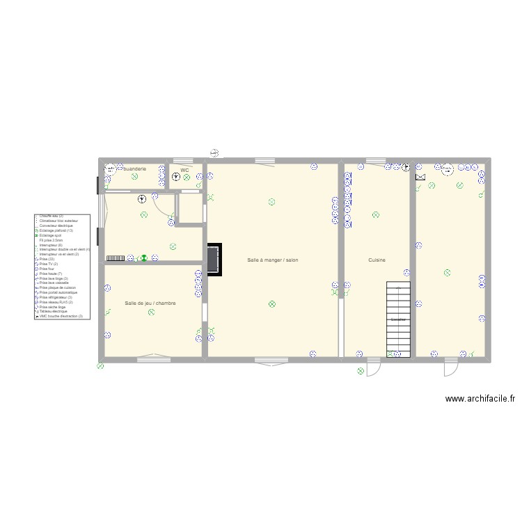 maison les guerreaux. Plan de 0 pièce et 0 m2