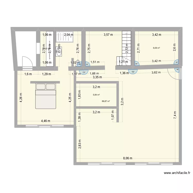 amandier 1. Plan de 4 et 105 m² amandier 1. Plan de 4 et 105 m²