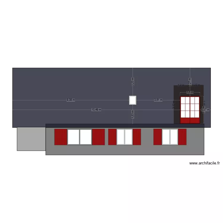 ONESIA FACADE SUD simulation. Plan de ONESIA FACADE SUD simulation. Plan de