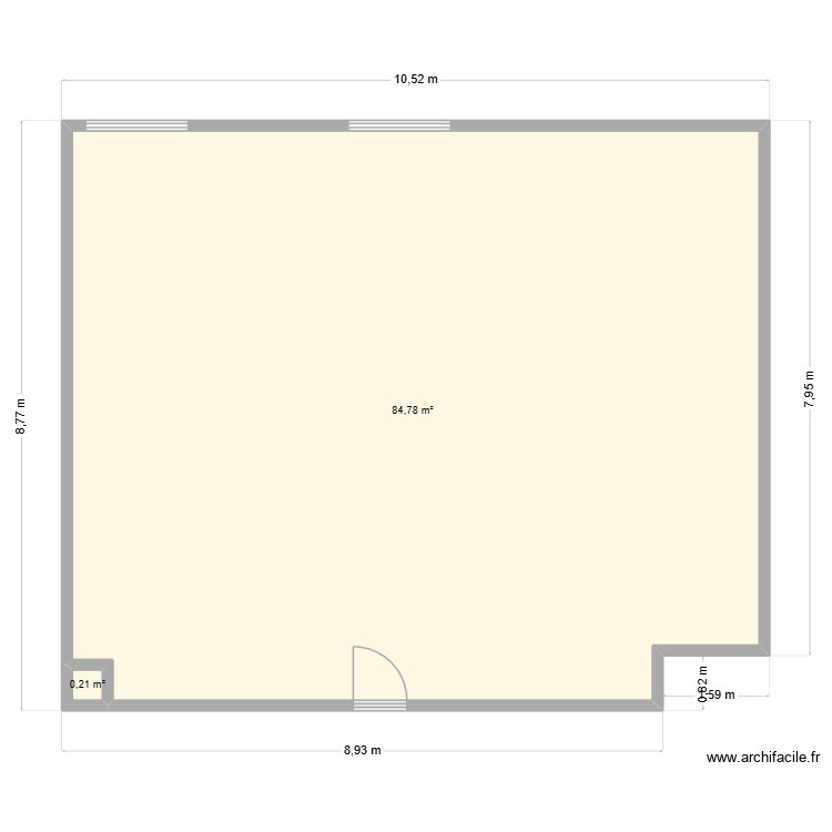 salle tech  metre. Plan de 0 pièce et 0 m2