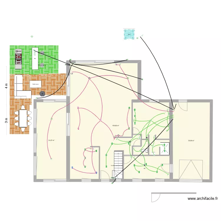 fanfan kiki plan &eacute;clairage. Plan de 