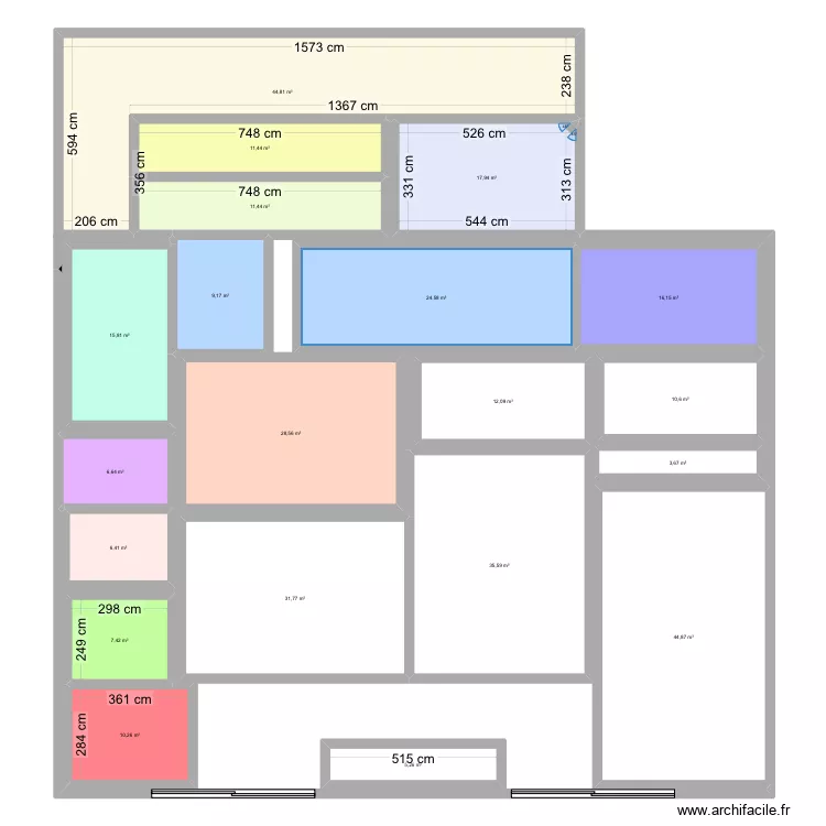 Magasin gemo . Plan de 