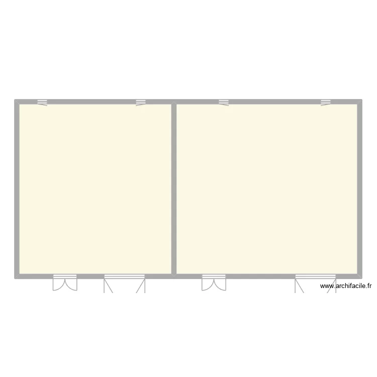 Nouvel Atelier. Plan de 2  et 197 m²