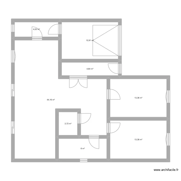 Maiosn L. Plan de 8  et 101 m²