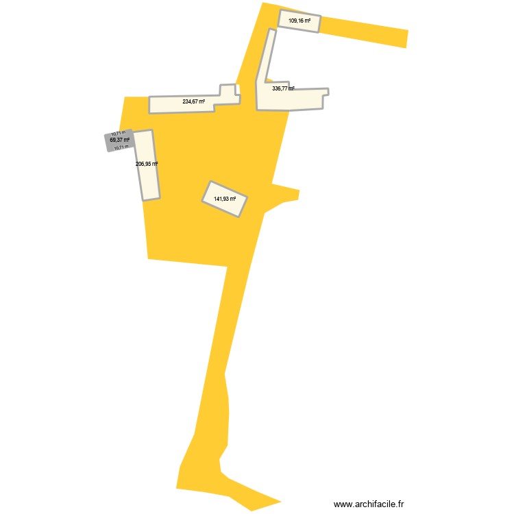 plan cadasre + garage. Plan de 0 pièce et 0 m2