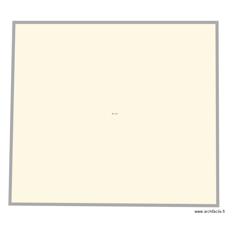 johna. Plan de 1 pièce et 361 m2