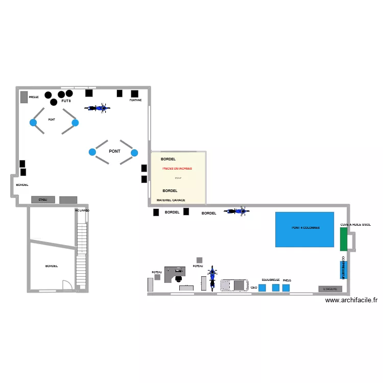 GARAGE 07 avant. Plan de 