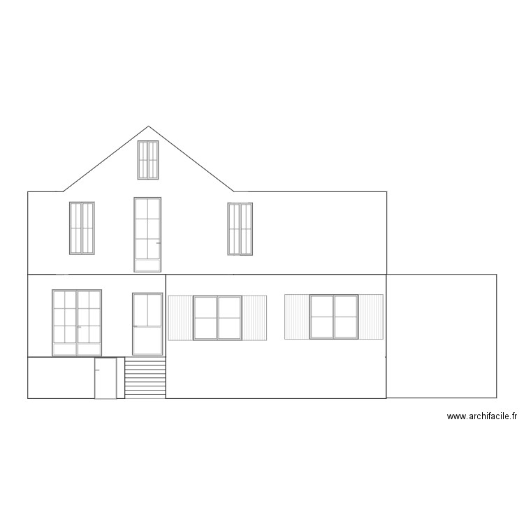 LES ALEXIS FACADE. Plan de 0 pièce et 0 m2