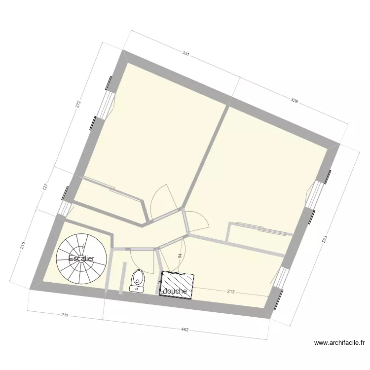 Le BOIS PLAGE_1er Etage. Plan de Le BOIS PLAGE_1er Etage. Plan de