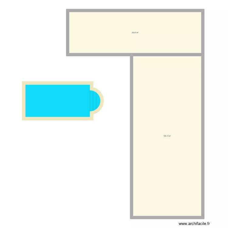 c'est moi. Plan de 2  et 150 m²