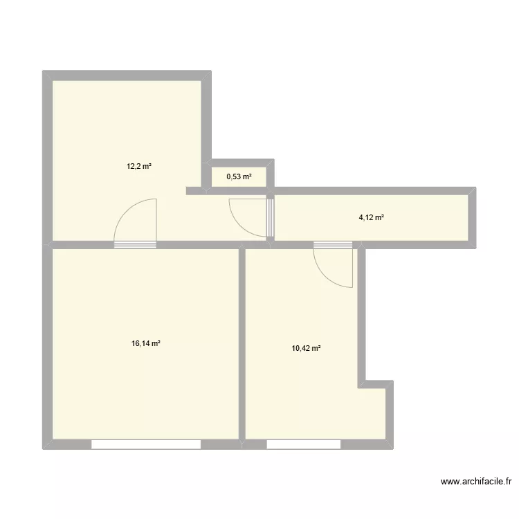 1er &eacute;tage Parklaan 50. Plan de 