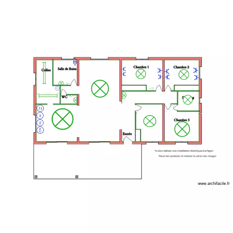 maison elec . Plan de maison elec . Plan de