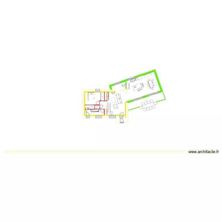rdc faverge. Plan de 6 et 16 m² rdc faverge. Plan de 6 et 16 m²