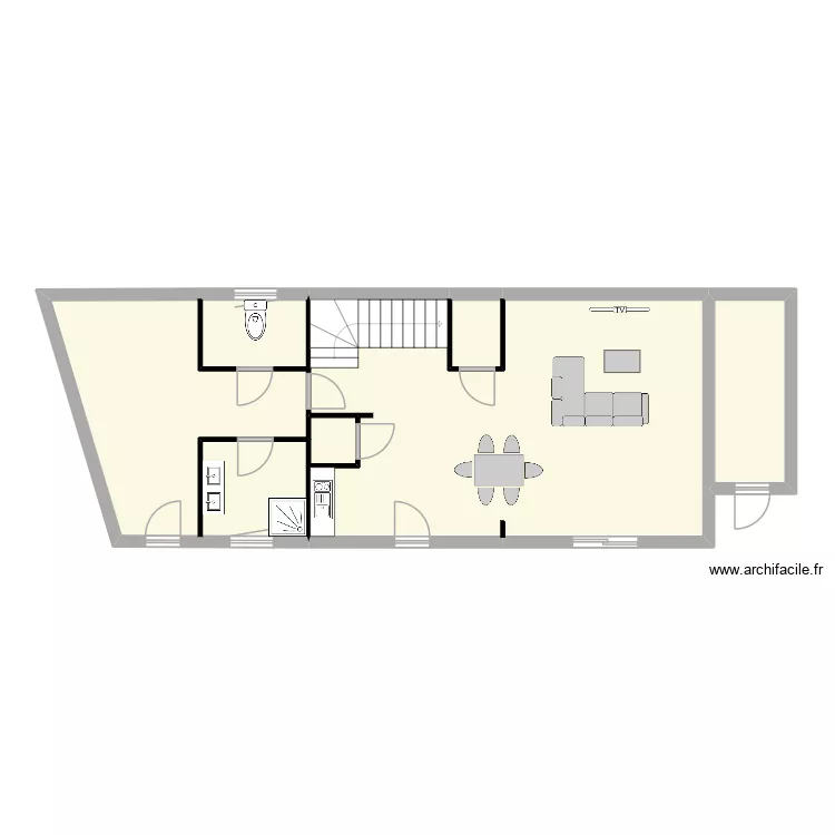 Plan 2. Plan de 10  et 186 m²