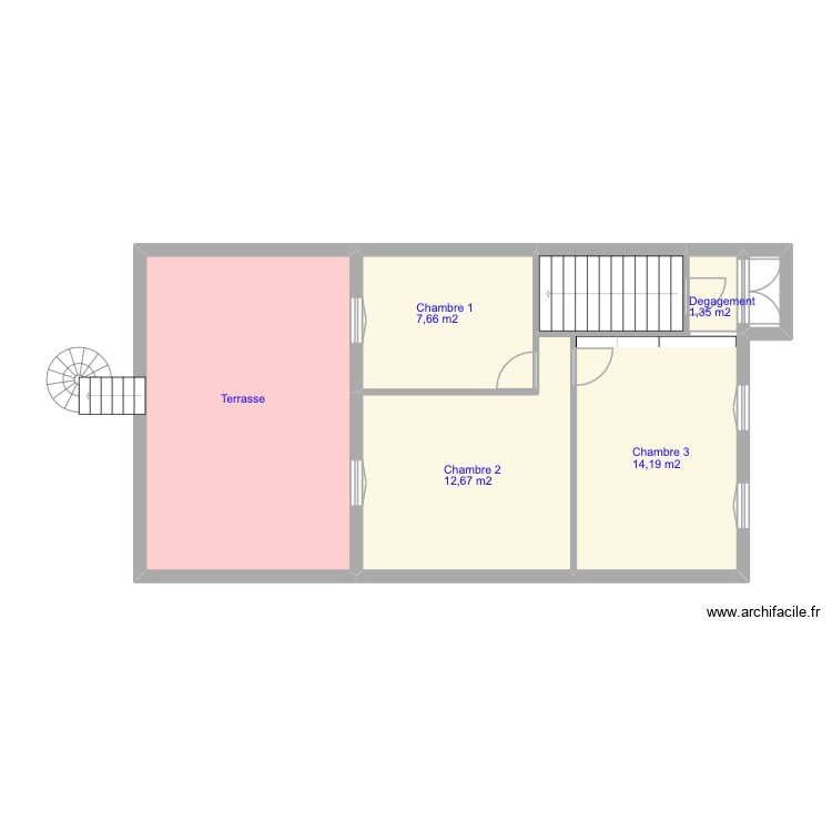 1er étage Général Leclerc. Plan de 0 pièce et 0 m2 1er étage Général Leclerc. Plan de 0 pièce et 0 m2