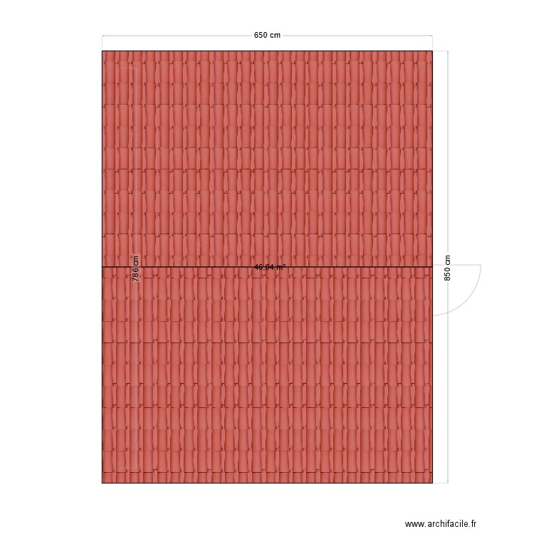 garage cc1. Plan de 0 pièce et 0 m2