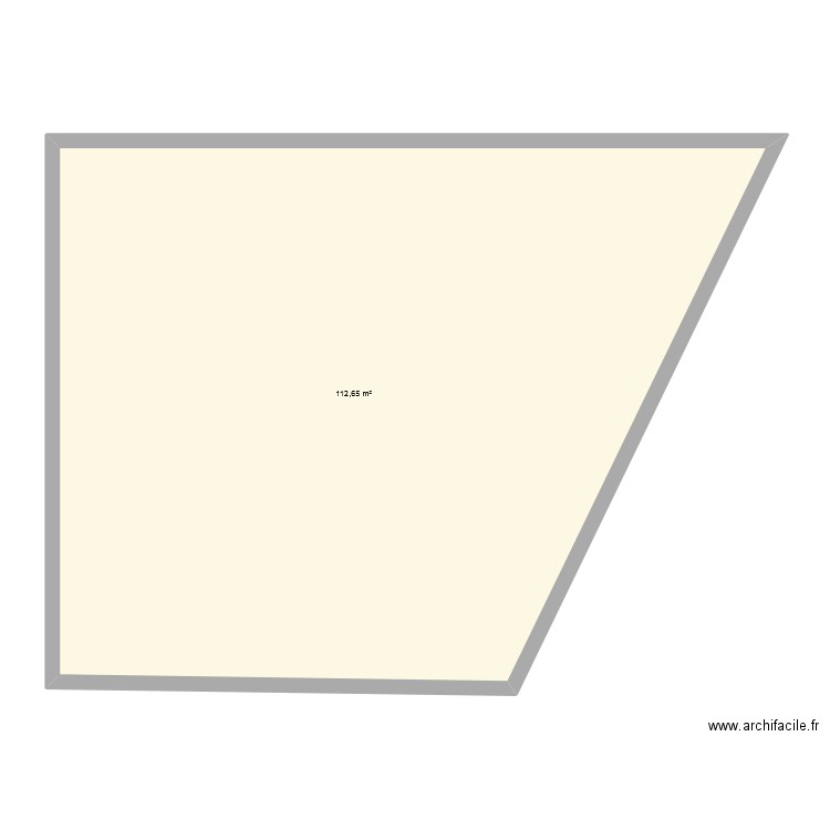 TERASSE. Plan de 1 pièce et 113 m2