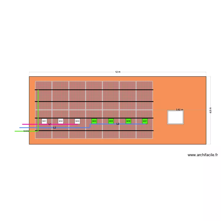 DE SWARTE. Plan de 