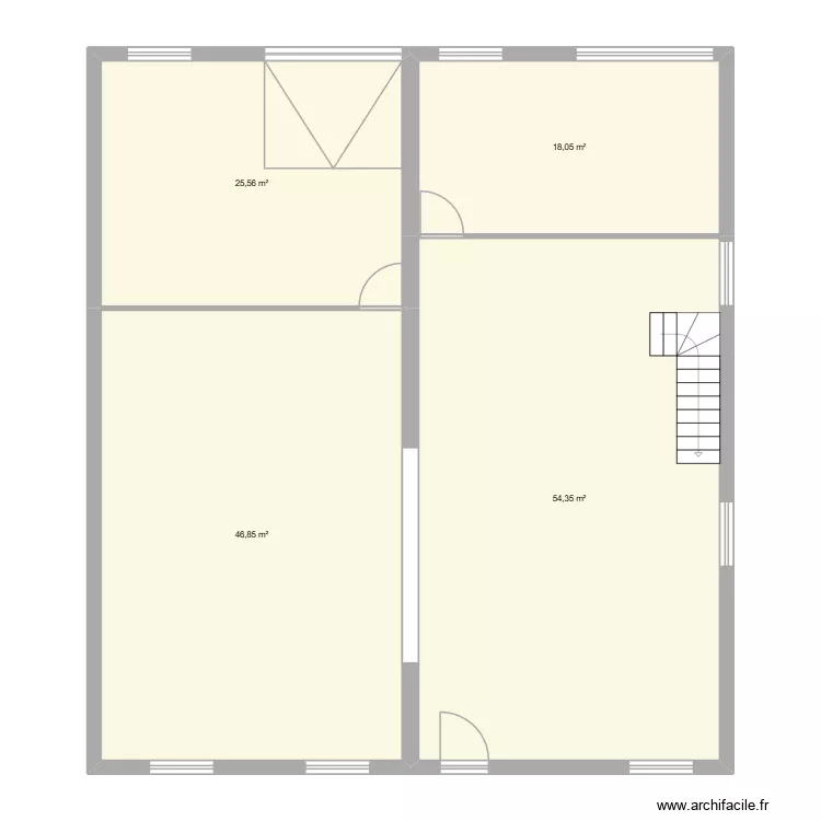 jh bn j. Plan de 4  et 145 m²