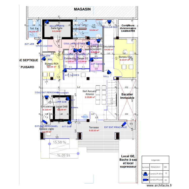 CB Bertoua rdc. Plan de 0 pièce et 0 m2