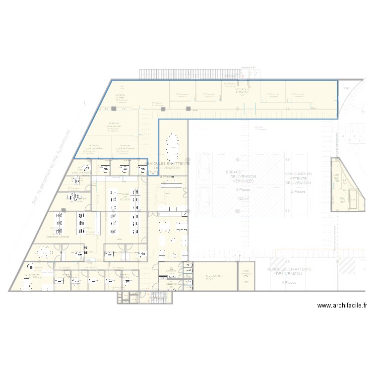 Saint Denis +2. Plan de 38 pièces et 837 m2