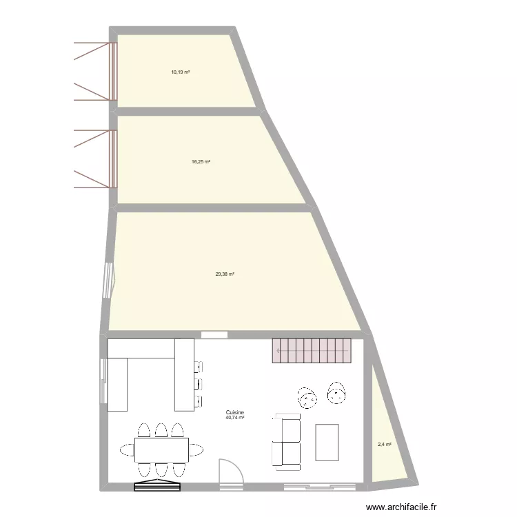 homesweethome. Plan de 5  et 99 m²