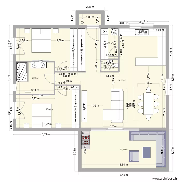 PLAN GIANETTE CIRAVOLO. Plan de 6 et 105 m² PLAN GIANETTE CIRAVOLO. Plan de 6 et 105 m²