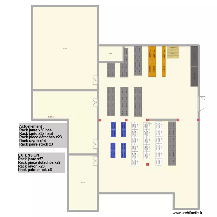 EXTENSION DUKE 2. Plan de 5 Pièces et 653 m² EXTENSION DUKE 2. Plan de 5 Pièces et 653 m²
