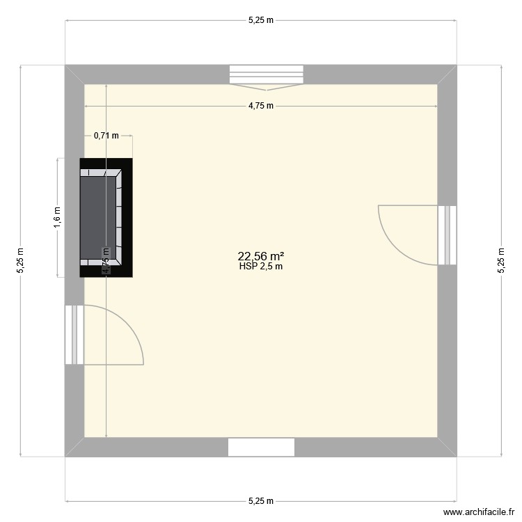 Bureau. Plan de 0 pièce et 0 m2